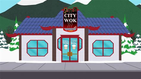 city wok south park|south park city part of town.